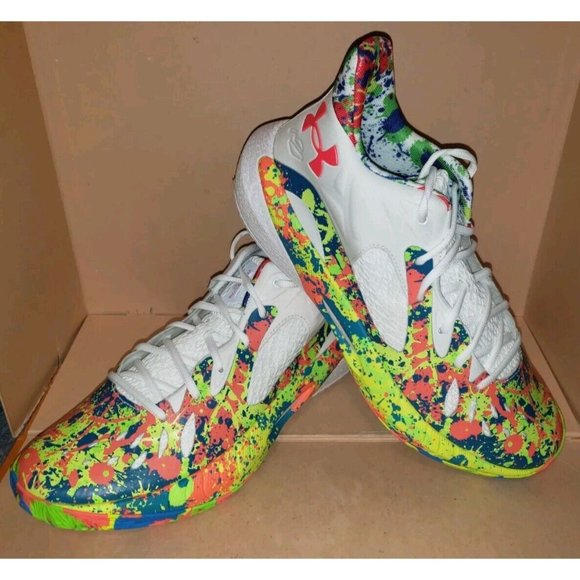 Under Armour HOVR Havoc 2 Paint Splash Basketball Rare Men's Size 12.5 New
